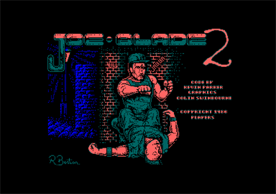 Joe Blade II - Screenshot - Game Title Image