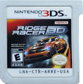Ridge Racer 3D - Cart - Front Image