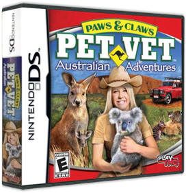 Paws & Claws: Pet Vet: Australian Adventures - Box - 3D Image