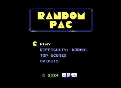 Random Pac - Screenshot - Game Title Image