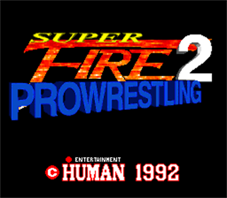 Super Fire Pro Wrestling 2 - Screenshot - Game Title Image
