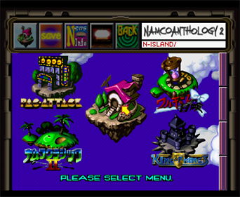 Namco Anthology 2 - Screenshot - Game Select Image