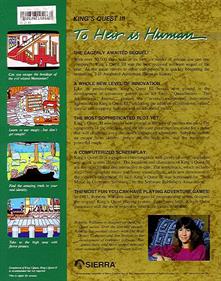King's Quest III: To Heir is Human - Box - Back Image