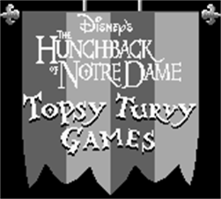 Disney's The Hunchback of Notre Dame: 5 Foolishly Fun Topsy Turvy Games - Screenshot - Game Title Image