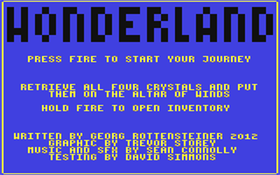 Wonderland (RGCD) - Screenshot - Game Title Image