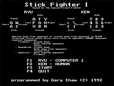 Stick Fighter I - Screenshot - Game Title Image