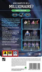 Who Wants to Be a Millionaire: Party Edition - Box - Back Image