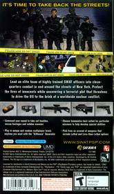 SWAT: Target Liberty - Box - Back Image