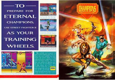 Eternal Champions - Advertisement Flyer - Front Image