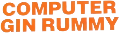 Computer Gin Rummy - Clear Logo Image