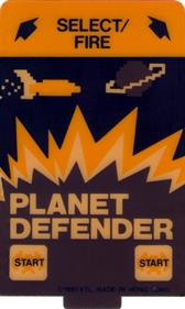 Planet Defender - Arcade - Controls Information Image