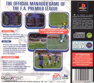 The F.A. Premier League Football Manager 2000 - Box - Back Image