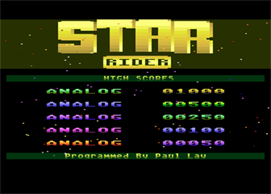 Star Rider - Screenshot - Game Title Image
