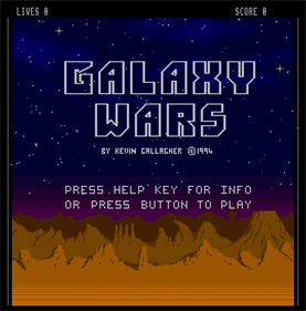 Galaxy Wars - Screenshot - Game Title Image