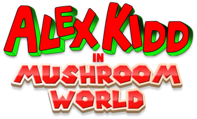 Alex Kidd in Mushroom World - Clear Logo Image