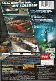 Need for Speed: Underground 2 - Box - Back Image