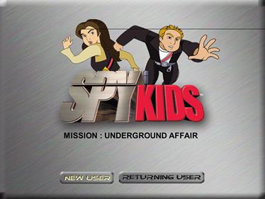 Spy Kids Learning Adventures: Mission: The Underground Affair - Screenshot - Game Title Image