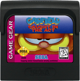 Garfield: Caught in the Act - Cart - Front Image