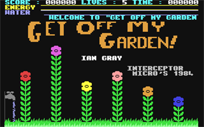 Get Off My Garden!! - Screenshot - Game Title Image