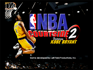 NBA Courtside 2 featuring Kobe Bryant - Screenshot - Game Title Image