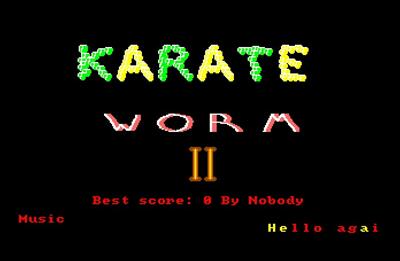 Karate Worm 2 - Screenshot - Game Title Image