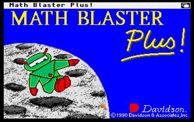Math Blaster Plus! - Screenshot - Game Title Image