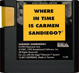 Where in Time is Carmen Sandiego? - Cart - Front Image