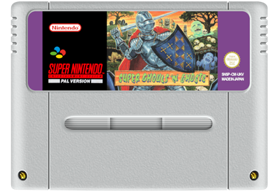 Super Ghouls 'n Ghosts - Fanart - Cart - Front Image