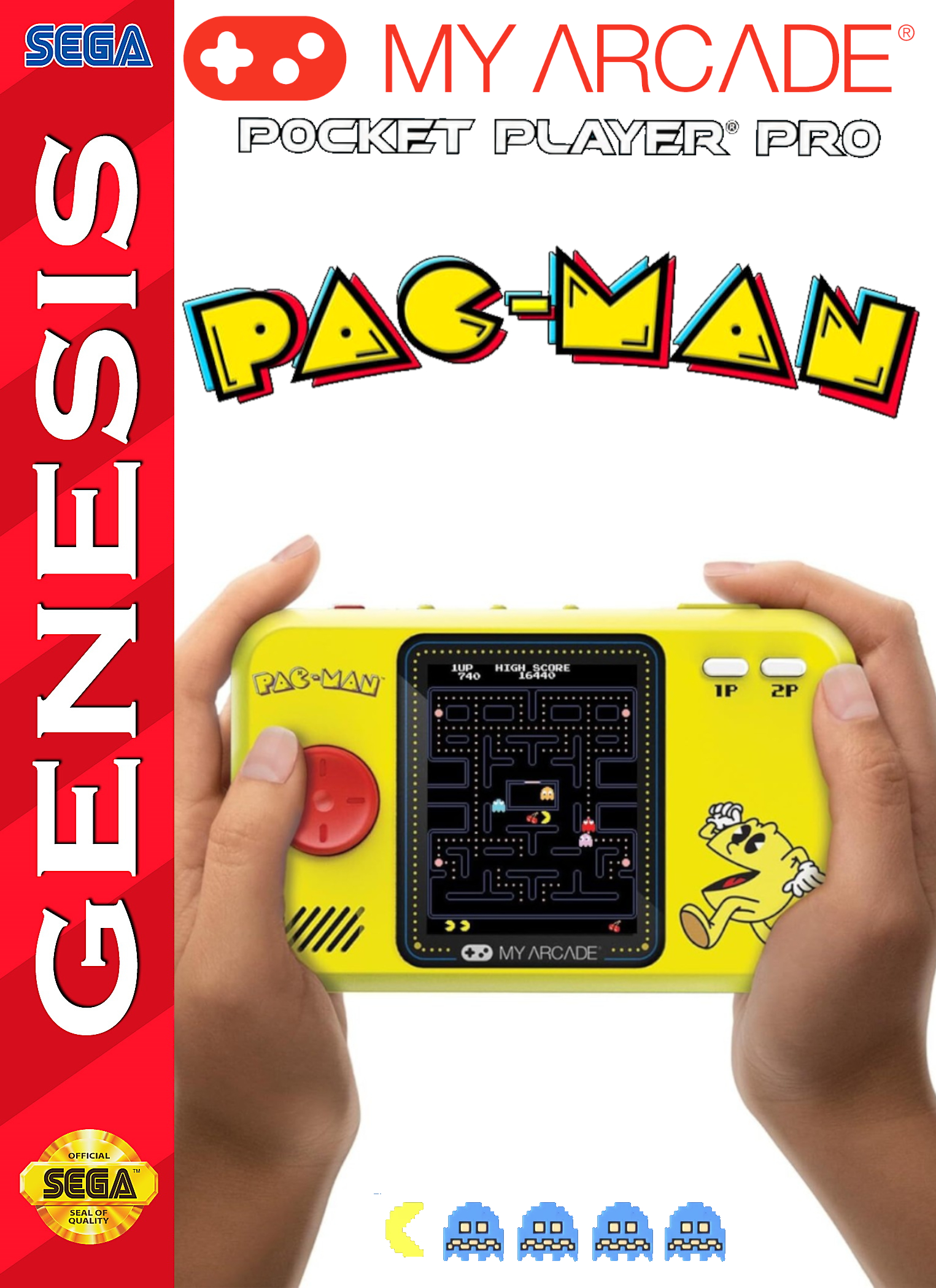 Pac-Man Pocket Player Pro