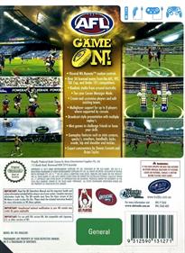 AFL: Game of the Year Edition - Box - Back Image