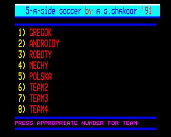 5-A-Side Soccer - Screenshot - Gameplay Image