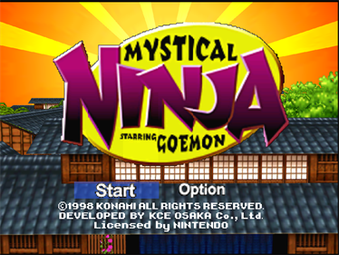 Mystical Ninja Starring Goemon - Screenshot - Game Title Image