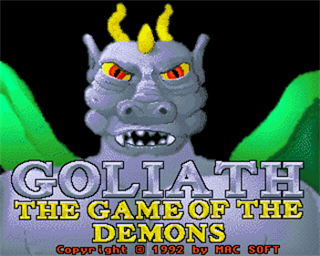 Goliath: The Game of the Demons - Screenshot - Game Title Image