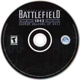 Battlefield 1942: Secret Weapons of WWII - Disc Image