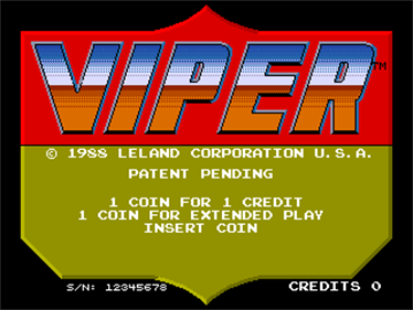 Viper - Screenshot - Game Title Image