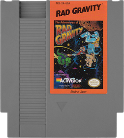 The Adventures of Rad Gravity - Cart - Front Image