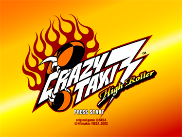 Crazy Taxi 3: High Roller - Screenshot - Game Title Image