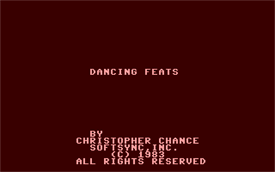 Dancing Feats - Screenshot - Game Title Image