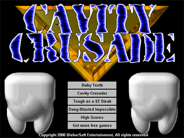 Cavity Crusader - Screenshot - Game Title Image