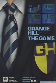 Grange Hill: The Computer Game - Advertisement Flyer - Front Image