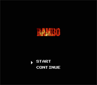 Rambo - Screenshot - Game Title Image