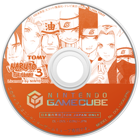 Naruto: Gekitou Ninja Taisen! 3 - Disc Image