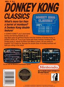 Donkey Kong Classics - Box - Back Image