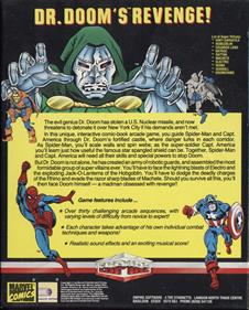 The Amazing Spider-Man and Captain America in Dr. Doom's Revenge! - Box - Back Image
