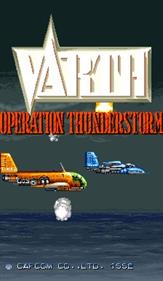 Varth: Operation Thunderstorm - Screenshot - Game Title