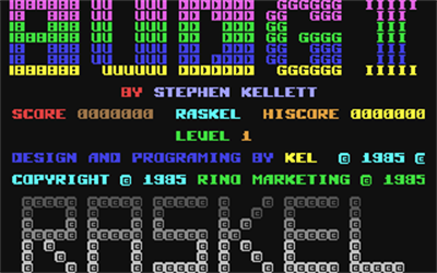 Raskel - Screenshot - Game Title Image