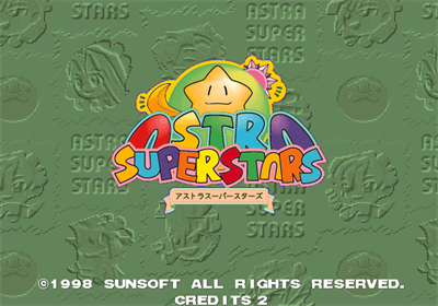 Astra Superstars - Screenshot - Game Title Image