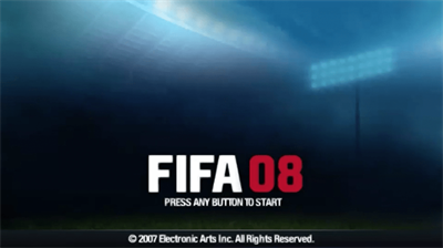 FIFA Soccer 08 - Screenshot - Game Title Image