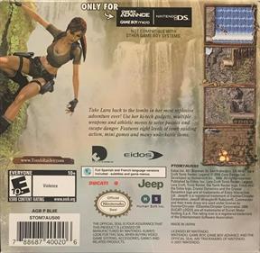 Tomb Raider: Legend - Box - Back Image