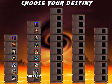 Mortal Kombat Trilogy Extended - Screenshot - Game Select